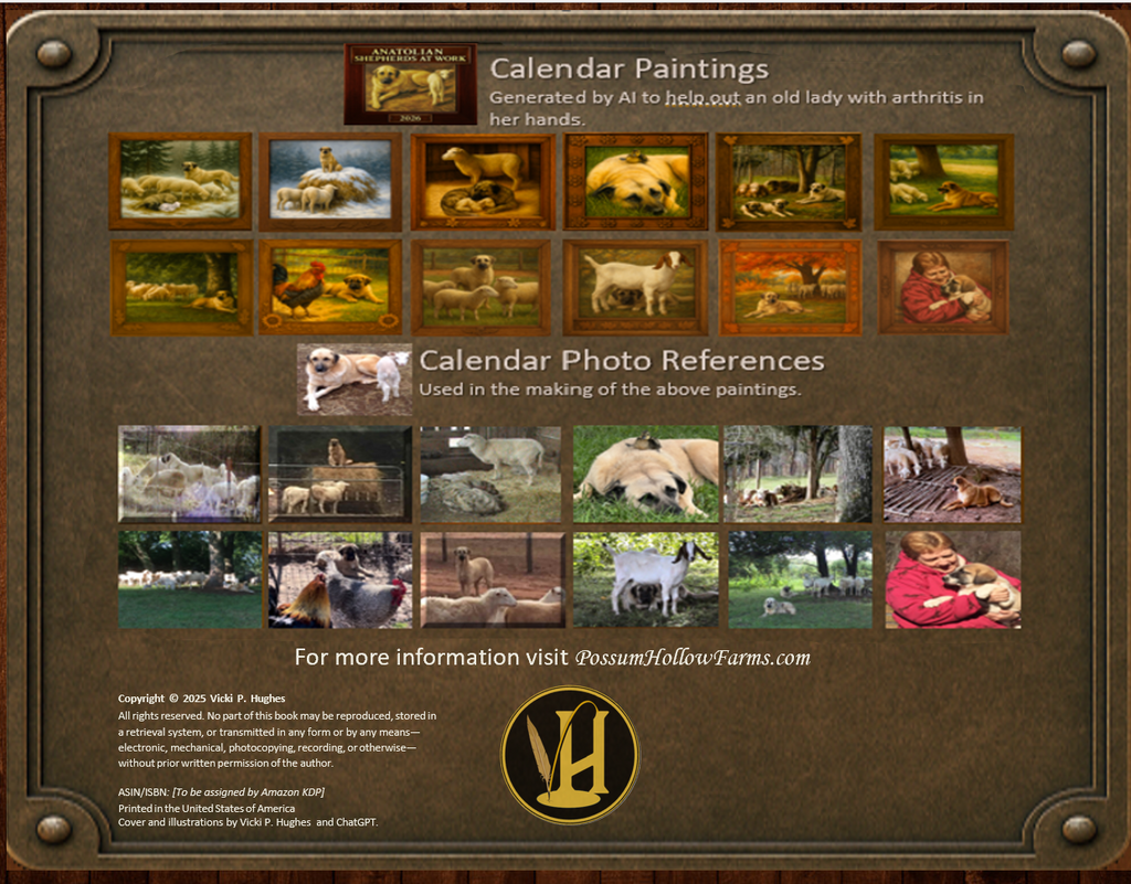 Anatolian Shepherds at Work - Calendar 2026