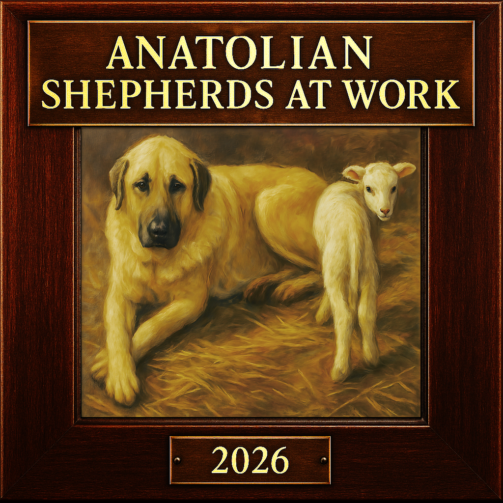 Anatolian Shepherds at Work - Calendar 2026
