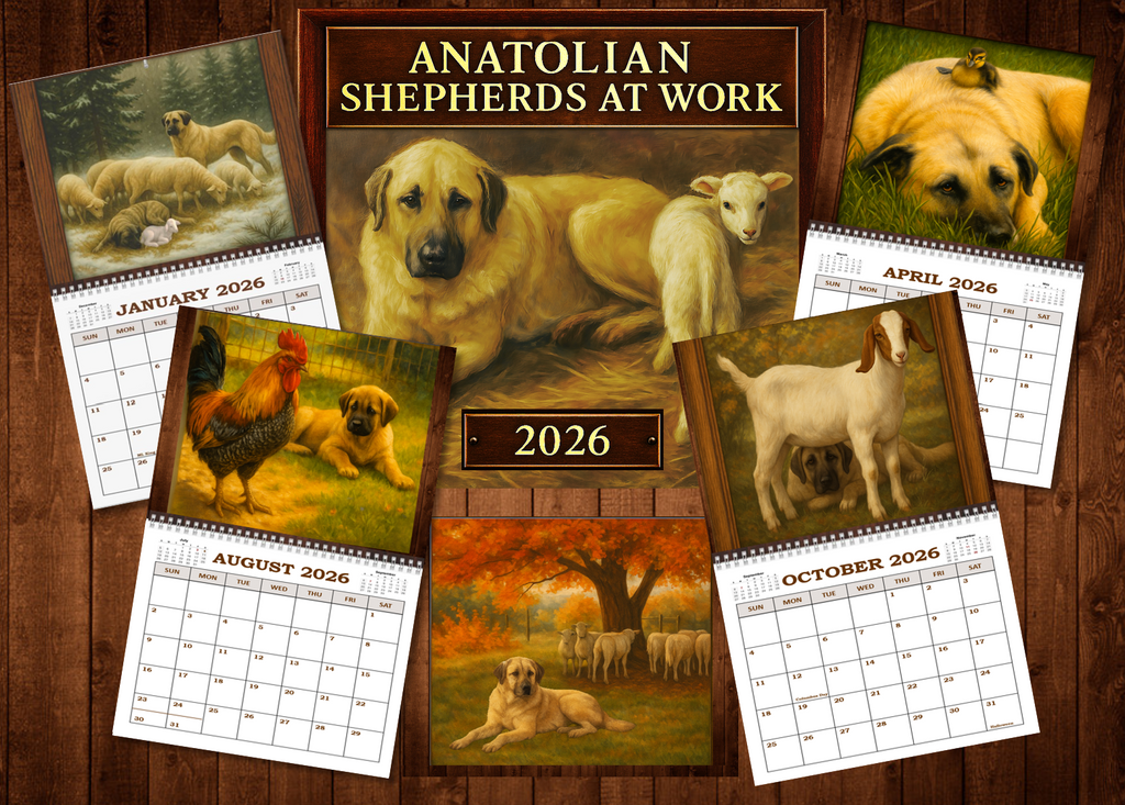 Anatolian Shepherds at Work - Calendar 2026